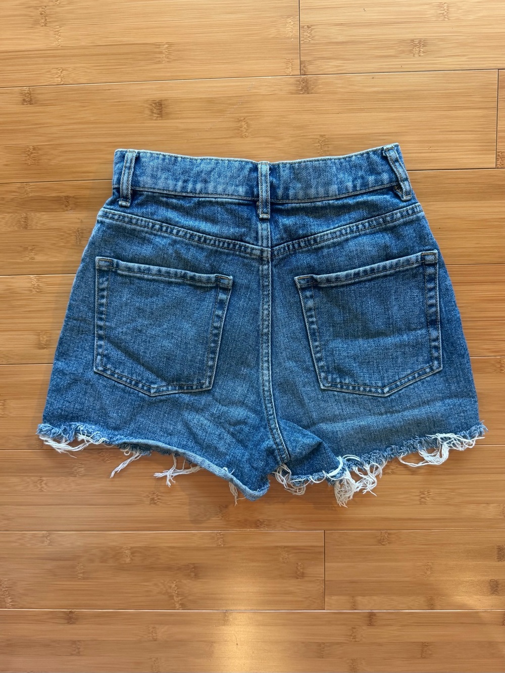 PacSun High Rise Icon Denim Shorts — Size 24 - Picture 9 of 9